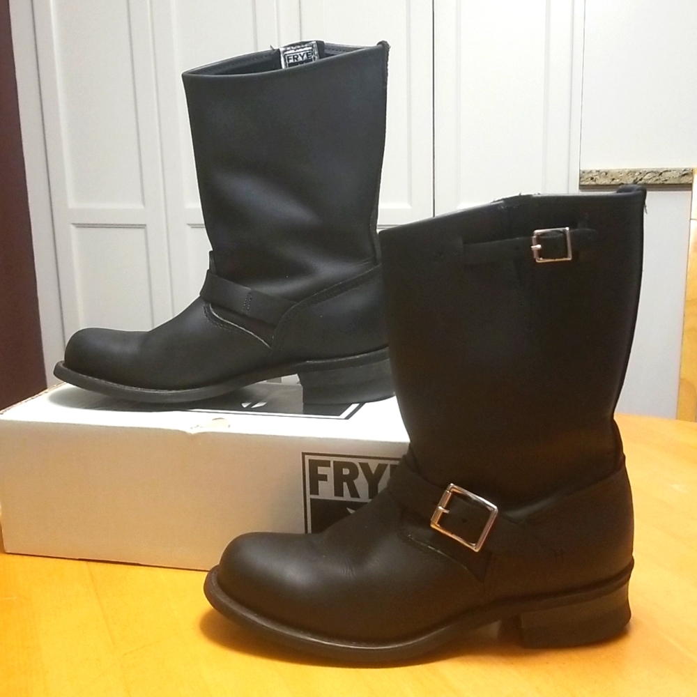 Frye engineer boots